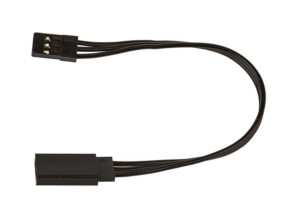 Team Associated 27164 125mm Servo Wire Extension, Black, (4.92in)