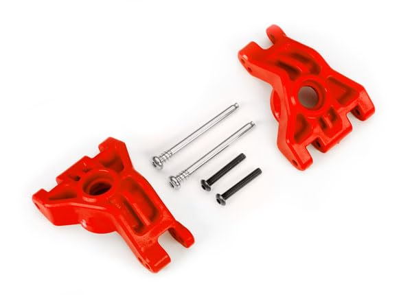 Traxxas 9050R Carriers, Stub Axle, Rear, Extreme Heavy Duty, Red (Left & Right
