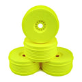DE Racing PSB8Y Yellow Speedline Plus Buggy Wheels for 1/8 Buggy (4pcs)