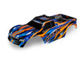 Traxxas 8918T Body, Maxx, Orange (Painted, Decals Applied): Maxx 352mm Wheelbase