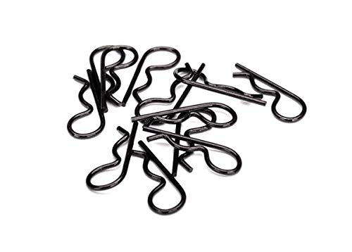 Traxxas 3934A Body Clips, Heavy Duty (Black) (12)