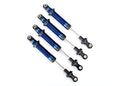 Traxxas 8160X GTS Shocks: Blue Aluminum for #8140 TRX-4 Long Arm Lift Kit