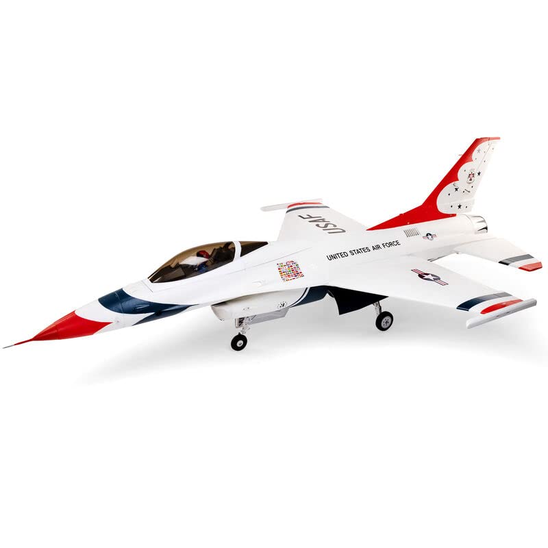 E-Flite EFL87950 F-16 Thunderbirds 80mm EDF BNF Basic with AS3X and SAFE Select