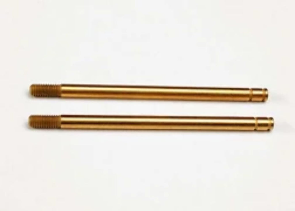Traxxas 2656T Titanium Nitride TiNi Shock Shafts/2 XX-Long: Slash 4x4 & 2wd