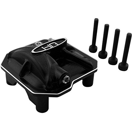 Hot Racing SCXT12C01 Aluminum AR44 Axle Diff Covers Black SCX2