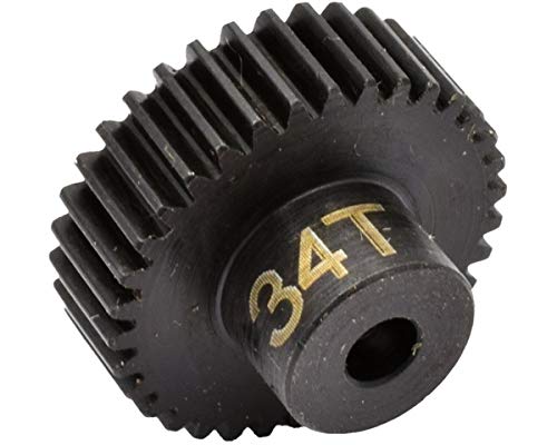 Hot Racing CSG1834 34t 48p Hardened Steel Pinion Gear 1/8 Bore