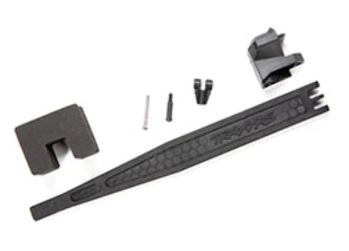 Traxxas 8326 Battery Hold-Down/ Battery Clip/ Post/ Foam Spacer/ Screw Pin
