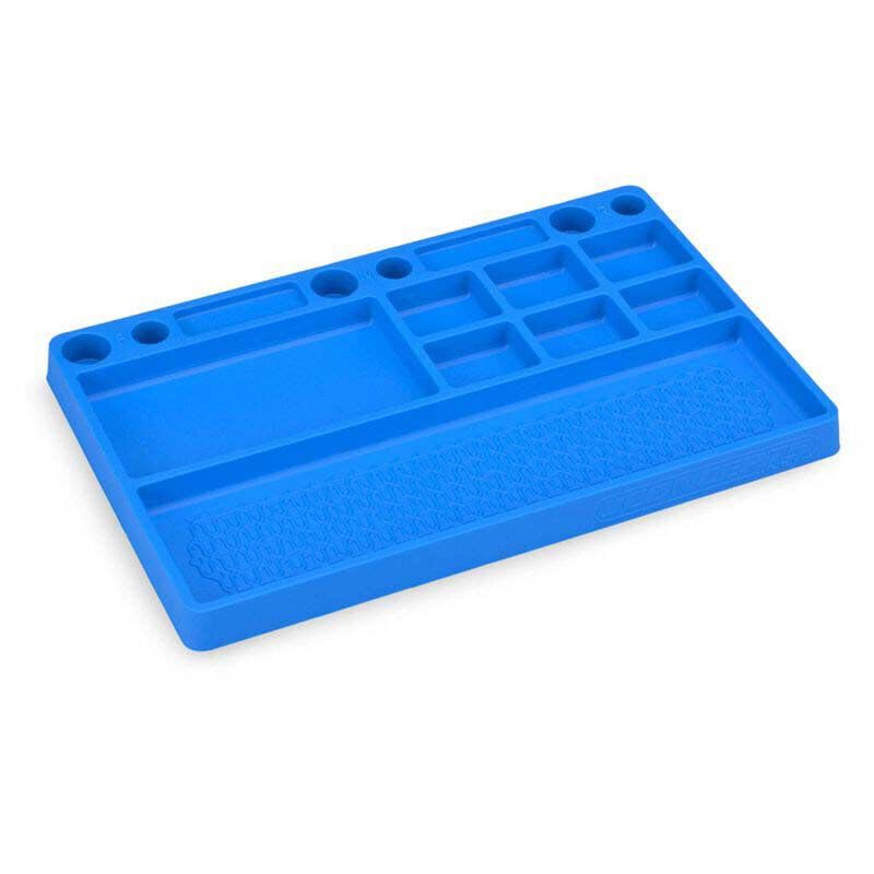 J Concepts JCO25501 Parts Tray, Rubber Material, Blue