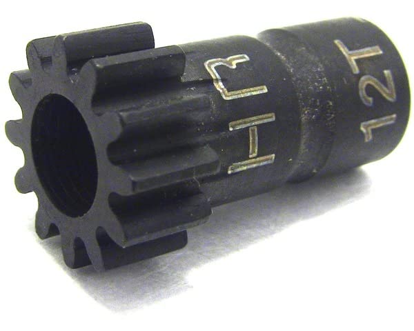 Hot Racing NSG2412L Mod 1 Long Shank 5mm Bore 12t Pinion Gear