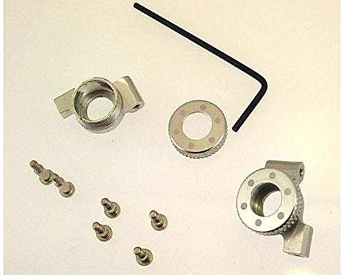 Hot Racing EXT2208 Silver Aluminum Rear Knuckles