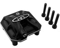 Hot Racing SCXT12C01 Aluminum AR44 Axle Diff Covers Black SCX2