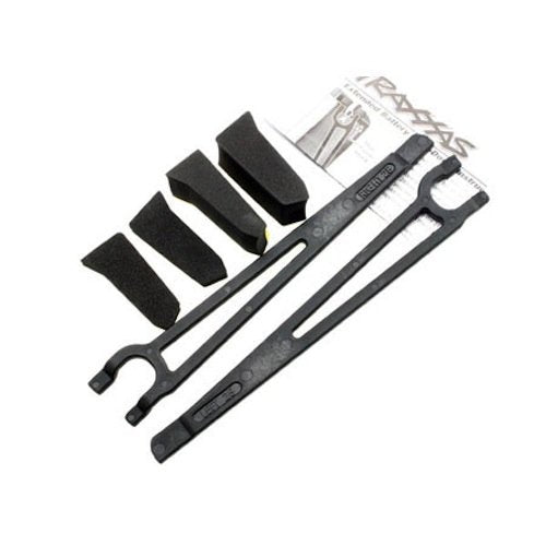 Traxxas 3927X Tall/Taller Battery Hold Downs(2) for Hump-Packs: 1/10 E-Maxx