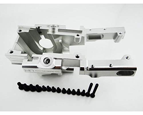Hot Racing RVO1208 Secure Lock Front Bulkhead 1/10 Revo - Silver