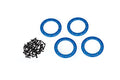 Traxxas 8169X Blue Aluminum 1.9 Bead-Lock Rings(4) Screws(48): 1/10 TRX-4