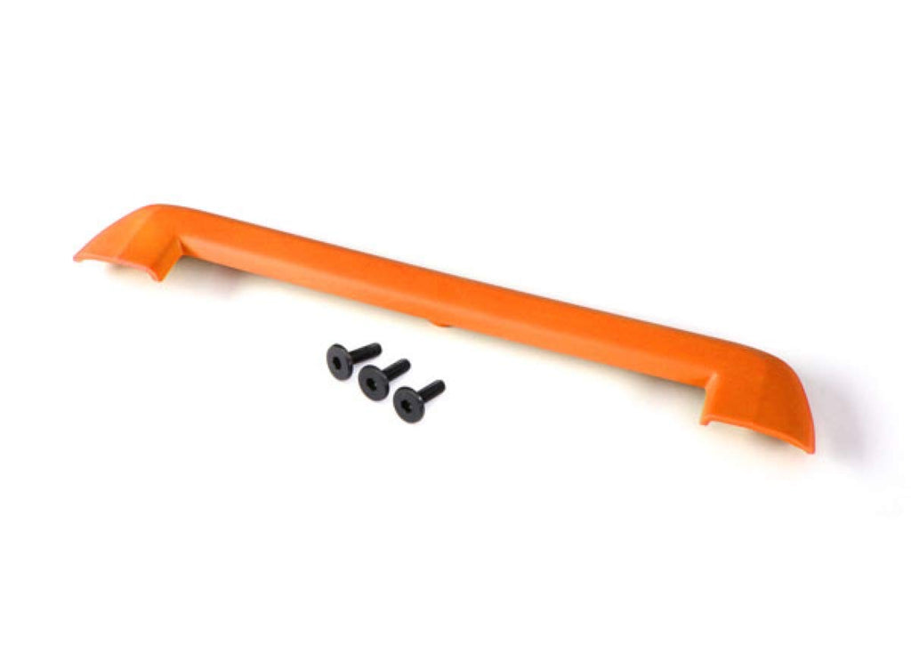 Traxxas 8912T Tailgate Protector, Orange/ 3x15mm Flat-head Screws (4)