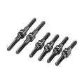 J-Concepts 2975 	Mini-T 2.0 / Mini-B Fin Titanium Turnbuckle Set, Black, 6pc