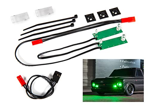 Traxxas 9496G  LED Light Set, Front, Complete (Green)