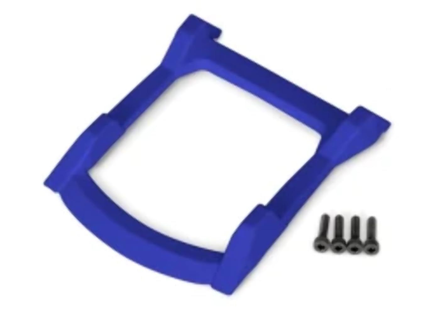 Traxxas 6728X Skid Plate, Roof (Body), Blue / 3x12 CS (4)