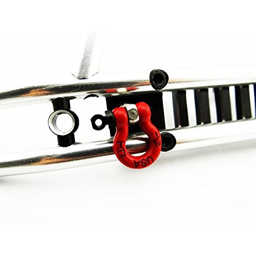 Hot Racing SCX03EMA01 Tubular Front Bumper w/ Winch and Light Mount