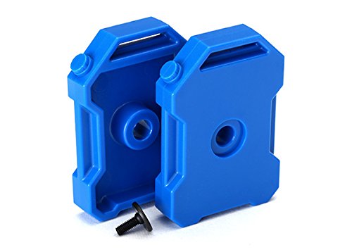 Traxxas 8022R Blue Fuel Canisters(2) 3x8 FCS(1): 1/10 TRX-4
