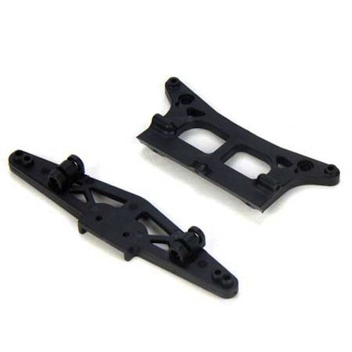 Losi LOSB1852 Front/Rear Shock Tower & Lower Shock Mounts: 1/16 Mini-SCT