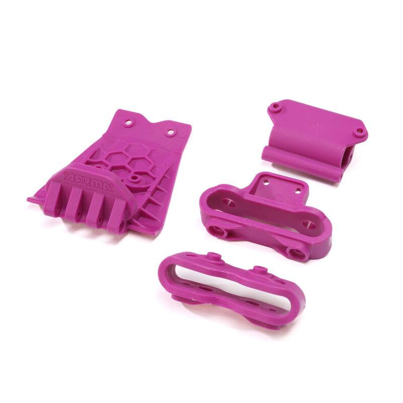 Arrma ARA320769 Lower Skid And Bumper Mount Set - Purple