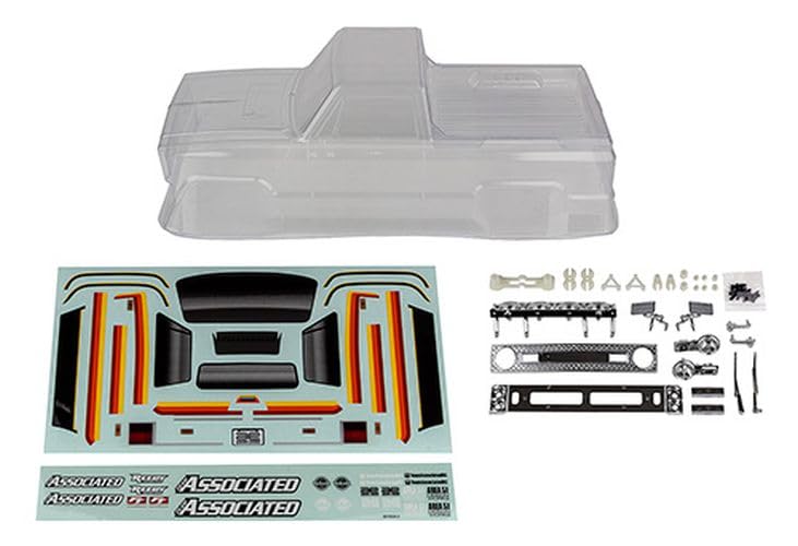 Team Associated 41101 MT12 Body Set, Clear