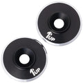 1UP Racing 820021 7075 LowPro Wing Washers, M3, Black Shine, 2pcs