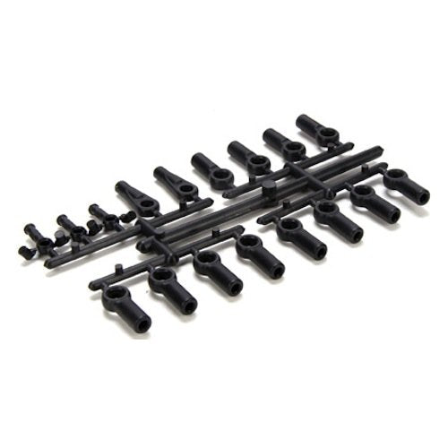 Losi LOSB4023 Rod End Set (17): 1/10 Ten-T, Ten-SCTE, 1/8 810 Buggy