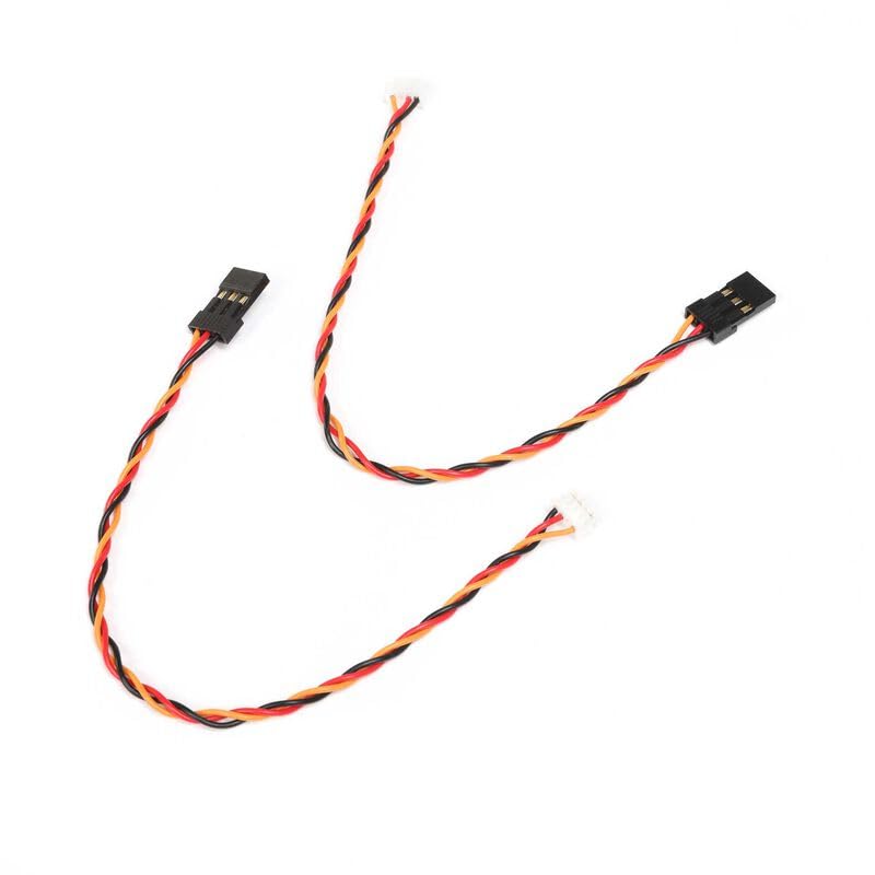 Spektrum SPM-1007 Sky Remote ID 6" SRXL2 JST to Male Servo Adapter *2pcs