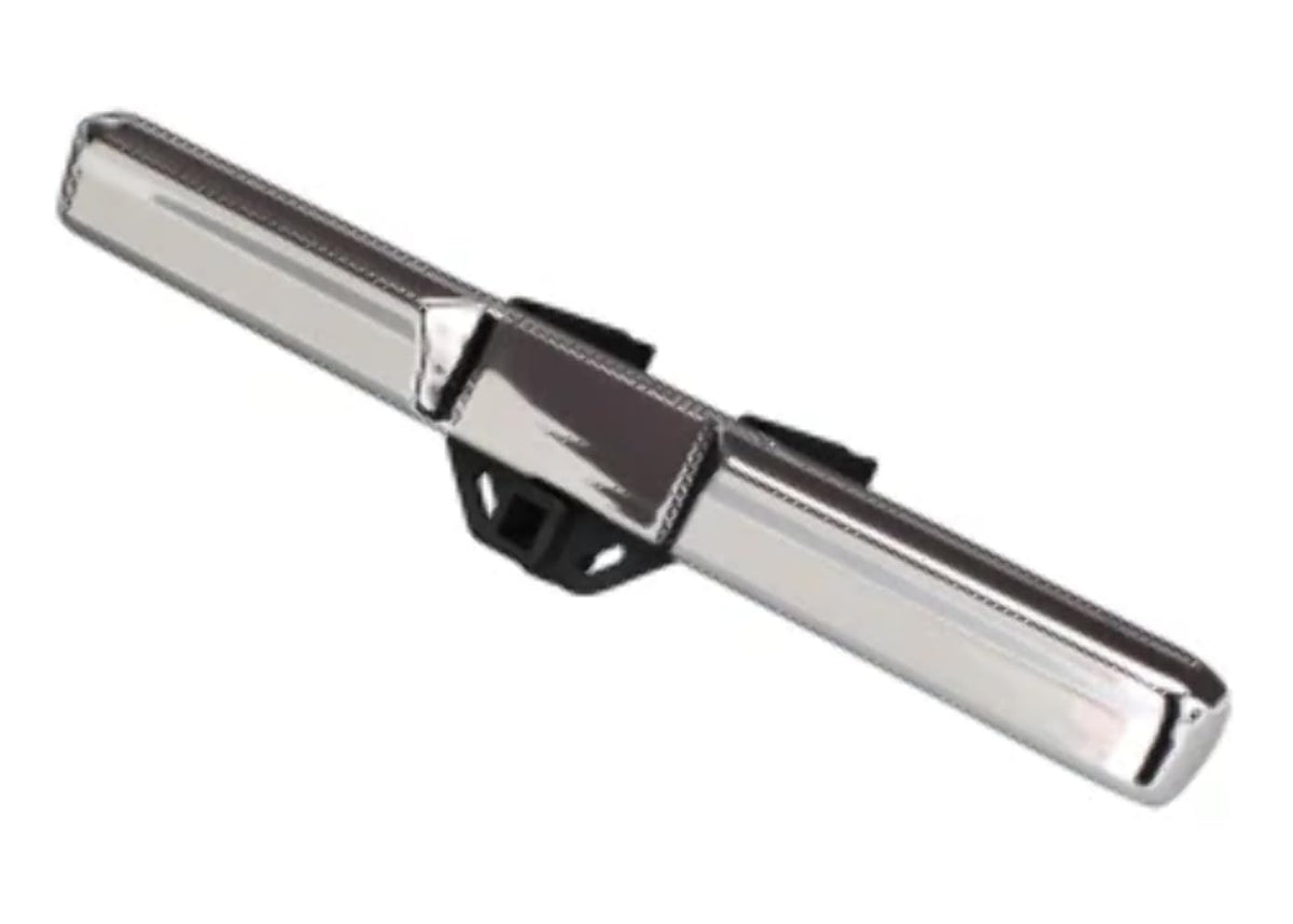 Traxxas 8068 Chrome Rear Bumper + Mount + Screws: 1/10 TRX-4