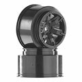 Traxxas 7771 Black 5.7" Wheels(2) Left & Right 24mm Hex: 1/5 X-Maxx