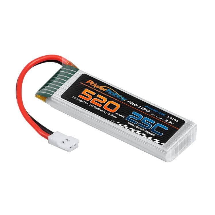 Power Hobby 1S52025CENDURO24 1S 3.7V 520MAh 25C Lipo Battery Associated Enduro24 Crawler