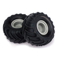 Traxxas 7265 Tires and Wheels Assembled (2): 1/16 Grave Digger