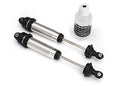 Traxxas 8460 Shocks GTR, 139mm, Silver Aluminum (Rear, Threaded, Assembled) (2)