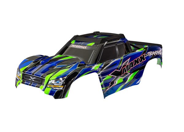 Traxxas 7867-GRN Body Assembled, Green: X-Maxx
