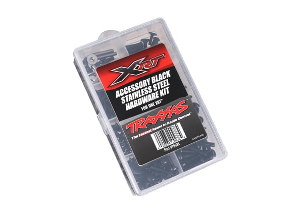 Traxxas 7998X Hardware Kit, Black Stainless Steel: XRT