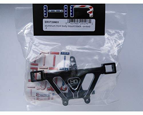 Hot Racing ERVT29M01 Aluminum Front Body Mount (Black) - E-revo 2