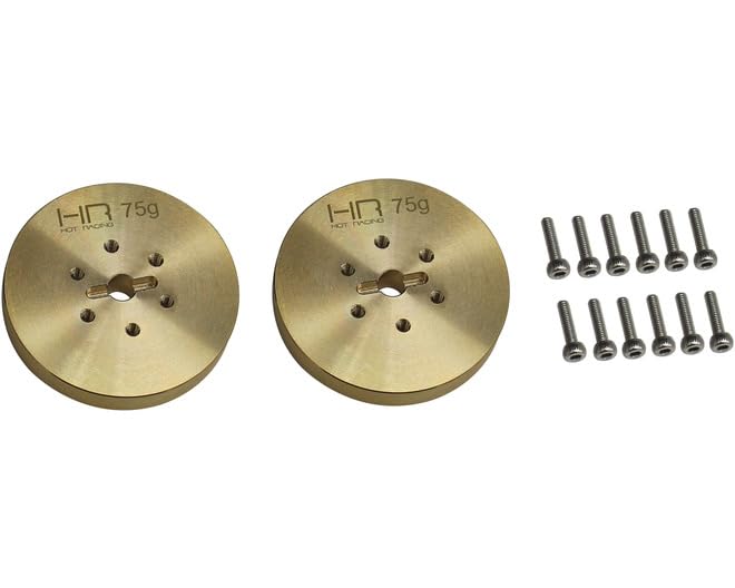 Hot Racing EDR10BPH  Heavy Brass Wheel Hub With Pin Drive 75g Edr