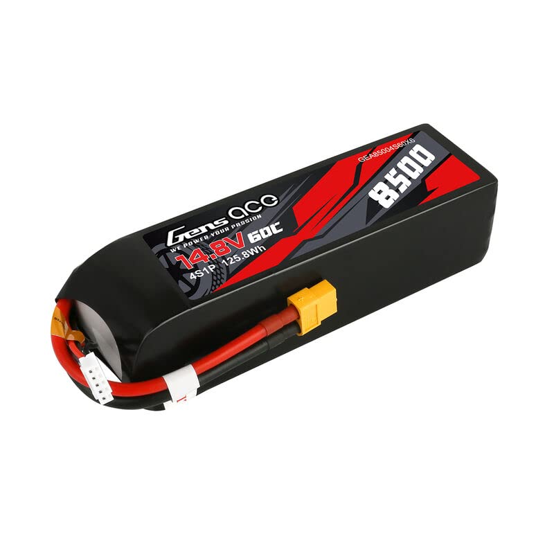 Gens Ace 85004S60X6 14.8V 8500mAh 4S 60C Lipo