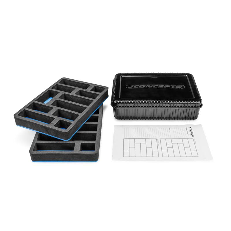 J Concepts 2731 Spring Box with Foam Liner, Double Decker, with Decal,
