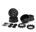J Concepts 3393B Tremor, Front & Rear Wheels, Black, Fits Traxxas UDR, 4pc