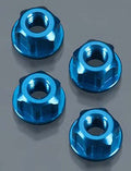 JConcepts 2089 J-Concepts 4mm Locking Wheel Nuts, Blue (4): Slash 4x4