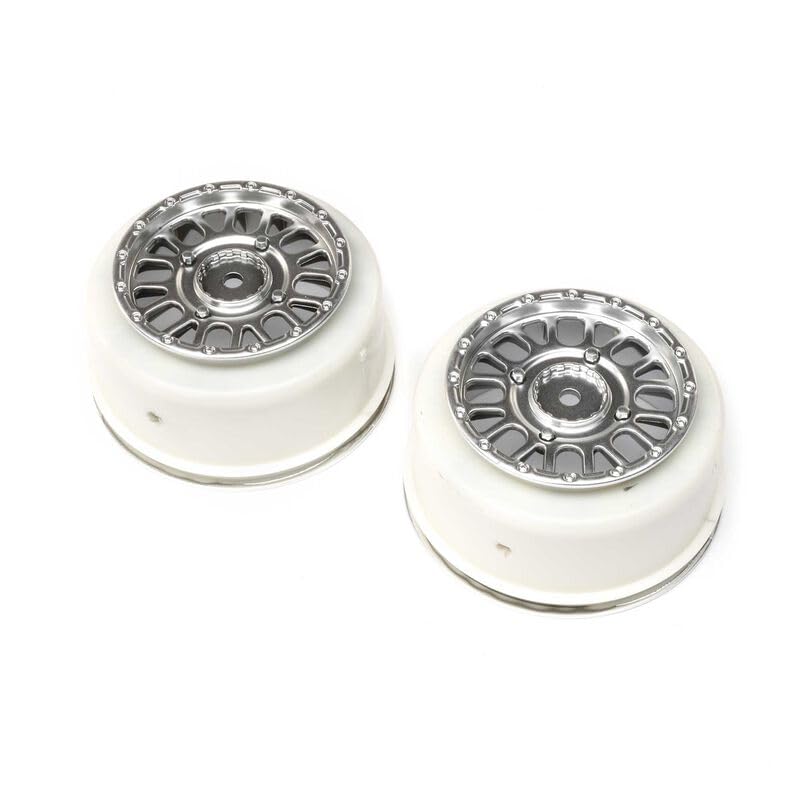 Losi LOS43054 2.2/3.0 Wheels Satin Plated (2): RZR Rey