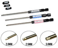 MIP 9516 Speed Tip Ball Hex Driver Wrench Metric 2.0/2.5/3.0mm, 3pcsducts
