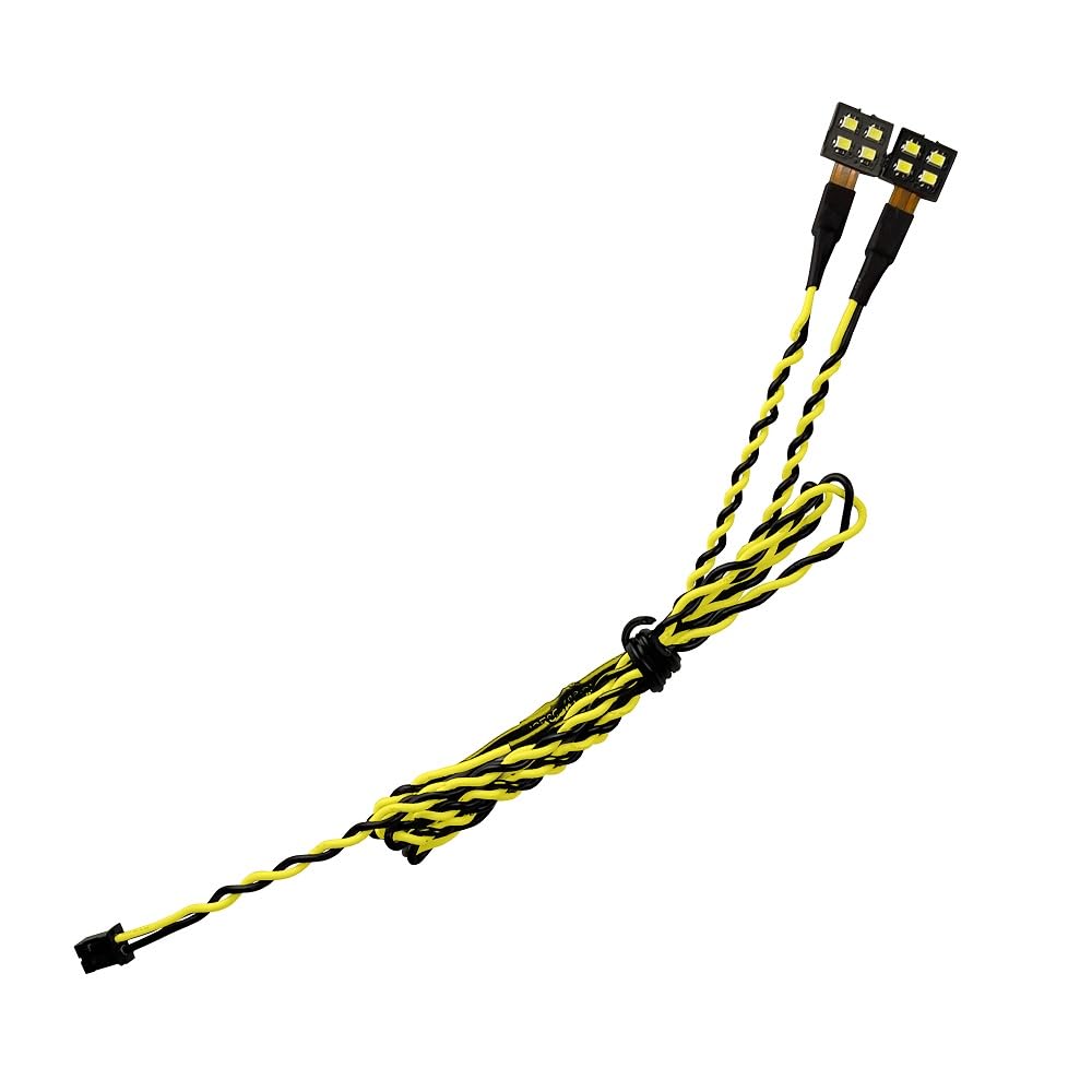MyTrickRC H9Y Attack 9mm 4-LED Square Wafer Yellow