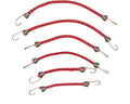 Hot Racing ACC468C82 1/10 Scale Bungee Cord Set (6) Red W/ White