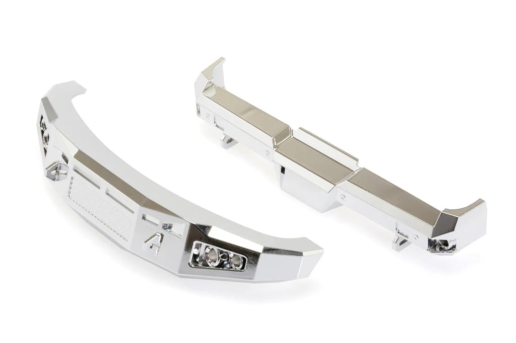 CEN Racing CKD0492 KAOS Silver Chrome Bumper Set (F/R for F250 or F450)