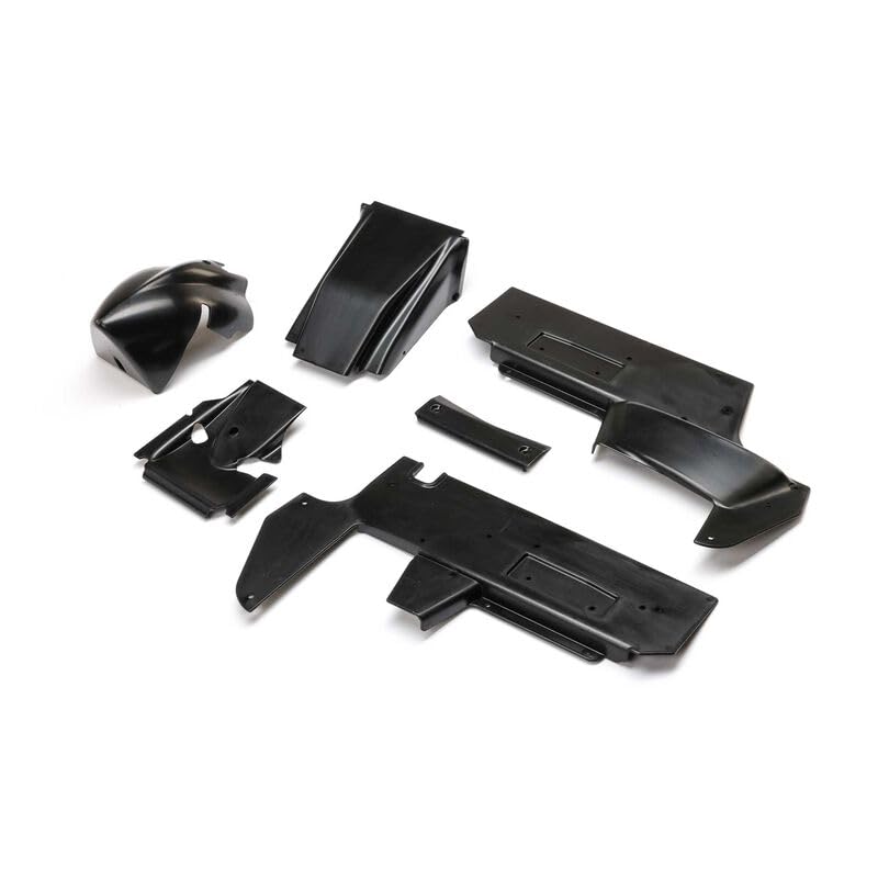 Losi LOS-1888 Body Panel Set, Black: 22S Sprint Car