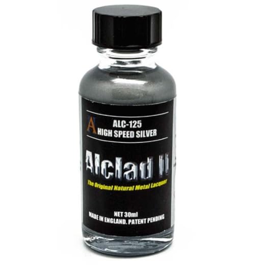 Alclad II Lacquers 125 RAF High Speed Silver, 1oz